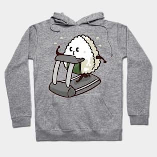 Kawaii onigiri cute Japanese food gym Hoodie